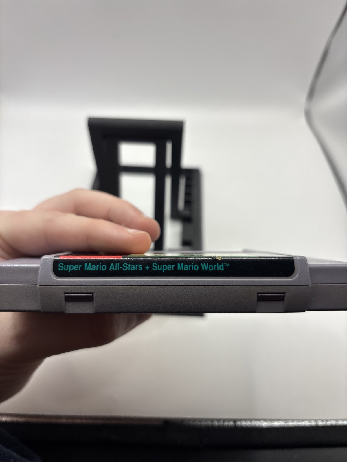 Super Mario All-Stars + Super Mario World Super Nintendo SNES Tested Working