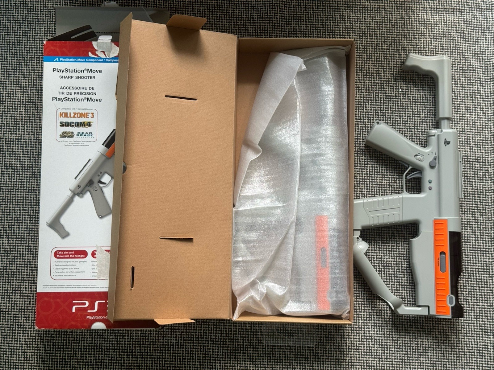 Sony PlayStation Move Sharp Shooter Controller Attachment Compatible with PS3