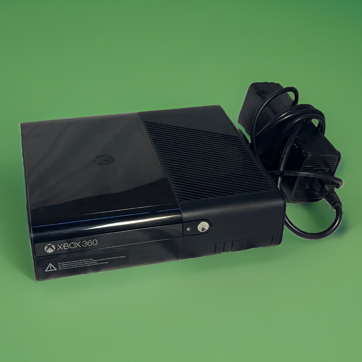 Xbox 360 Console E Black 250GB (1538) w/ Cords Tested Shell Cleaned