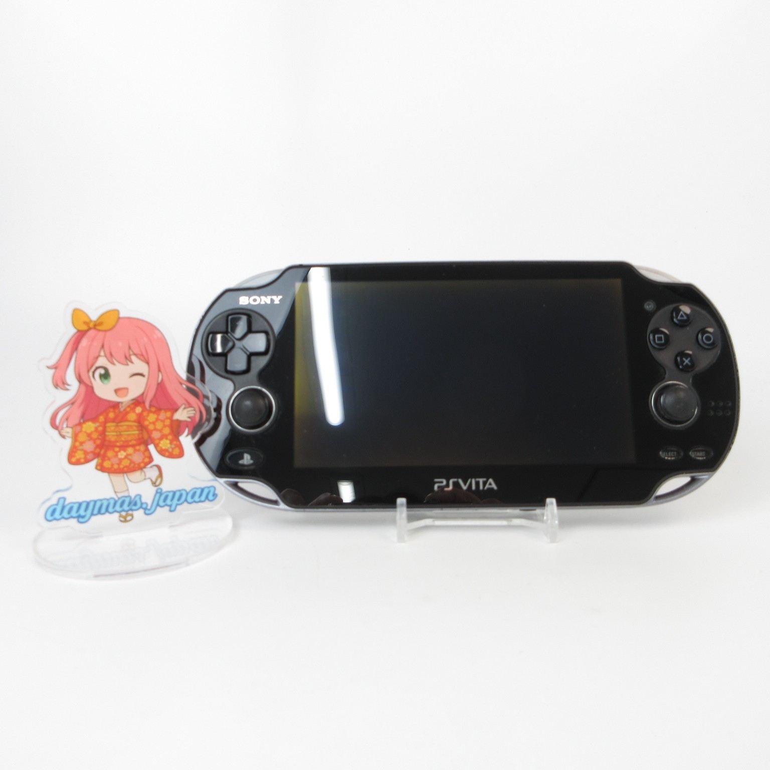 【Very Good】Sony PS Vita PCH-1000 Crystal Black Wi-Fi Model Console only #RET0311