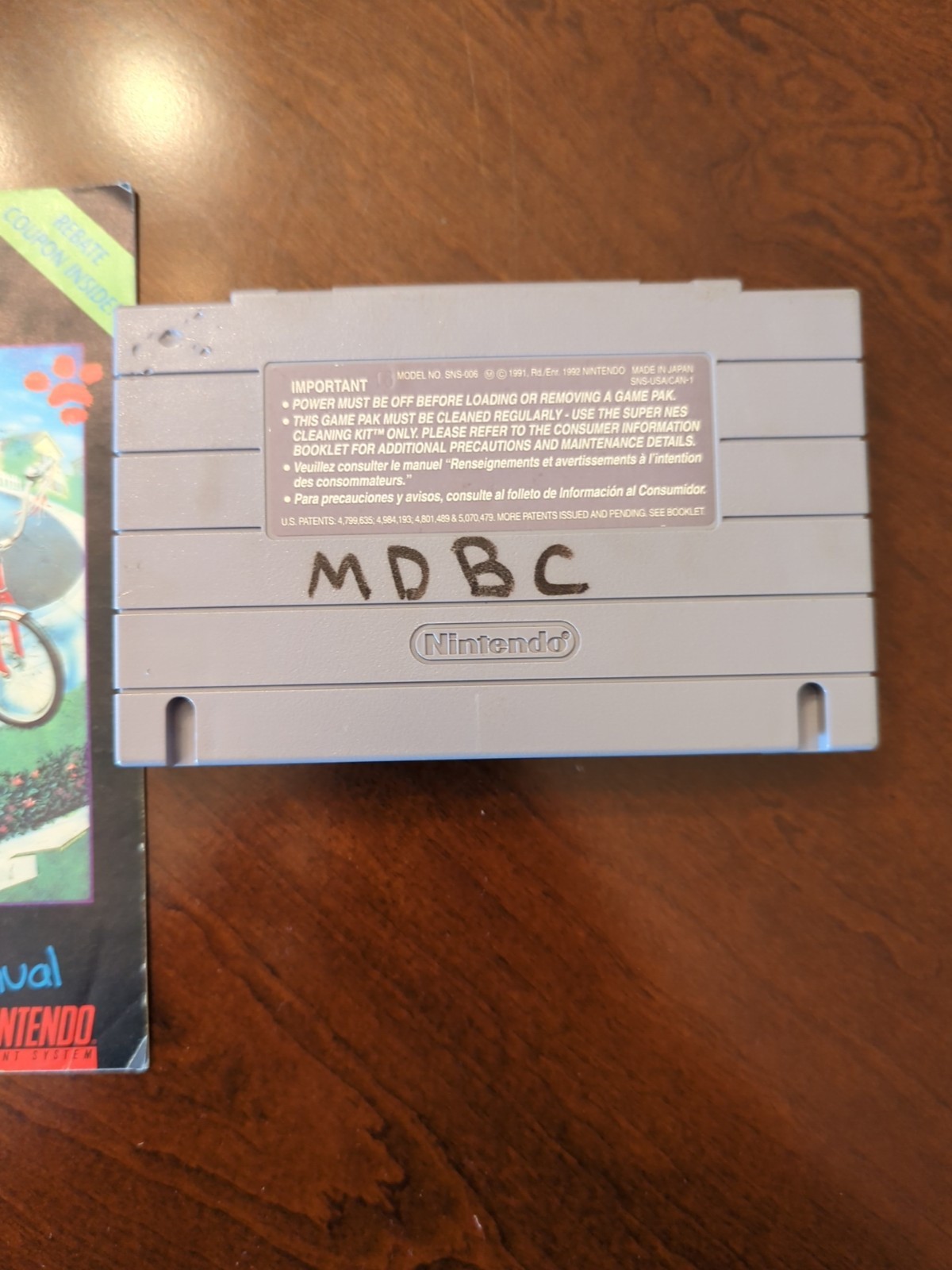Dennis the Menace – Super Nintendo SNES Authentic Cartridge & Manual (1991)