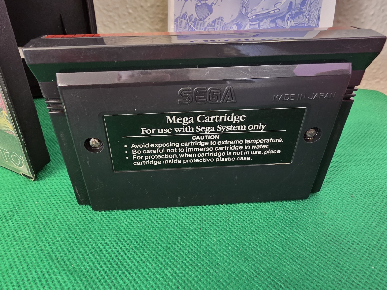 Sega Master System Taito Chase HQ Game Complete with Manual 1990 Used