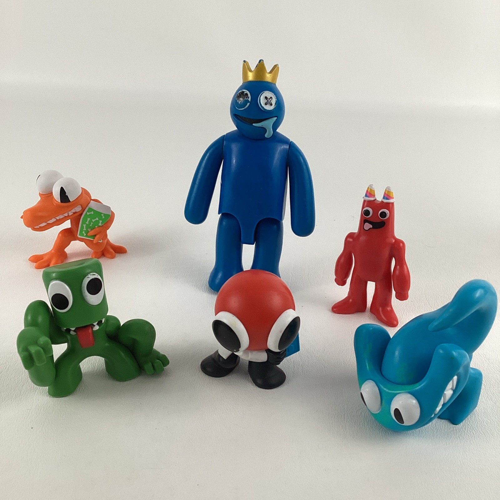 Rainbow Friends Roblox Survival Video Game PVC Figures Topper Lot Phatmojo 2023