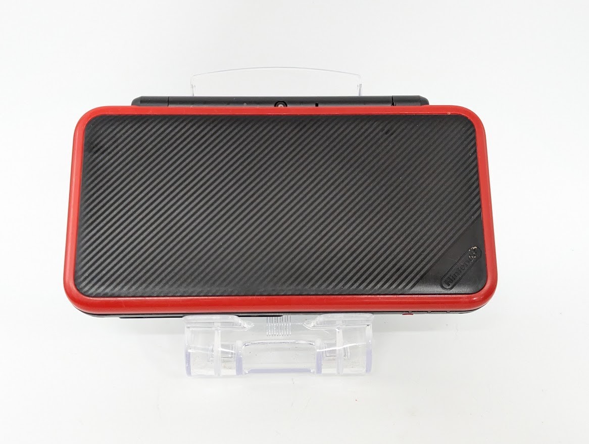 B345 Nintendo new 2DS console LL XL Mario Kart Black x Red Japan w/pen fx