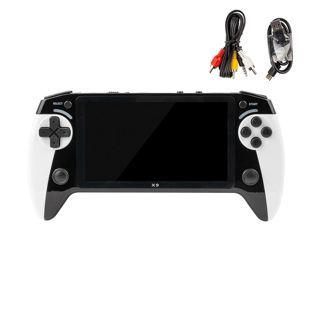 X9 Handheld Game Console 3000 Games 5.5 Inch 2000mAh Retro Video Game Player OY