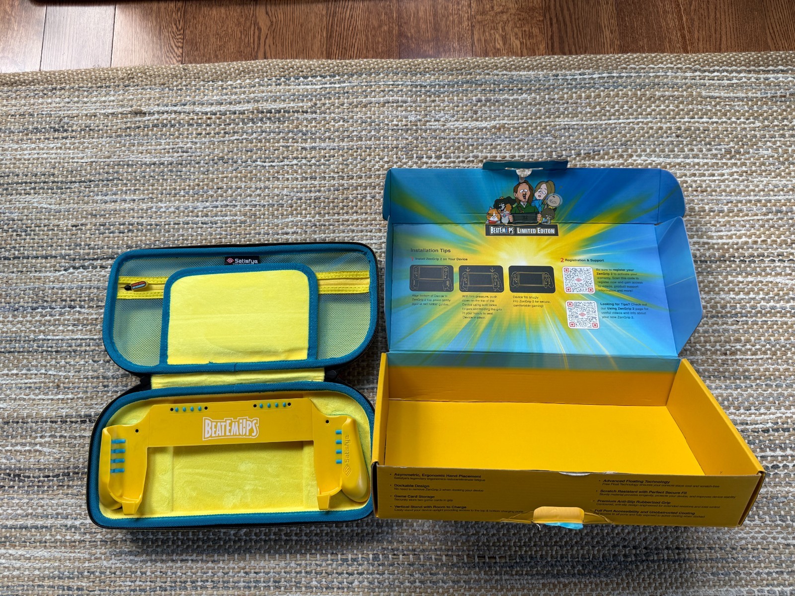 Satisfye ZenGrip 2 W/Case Bundle BeatEmUps Limited Edition for Nintendo Switch 2