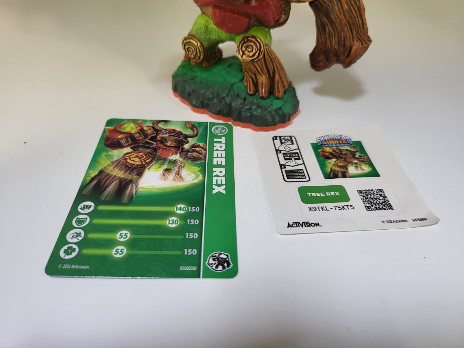 NEW Giants Tree Rex Skylanders Figure With Sticker & Card #H14