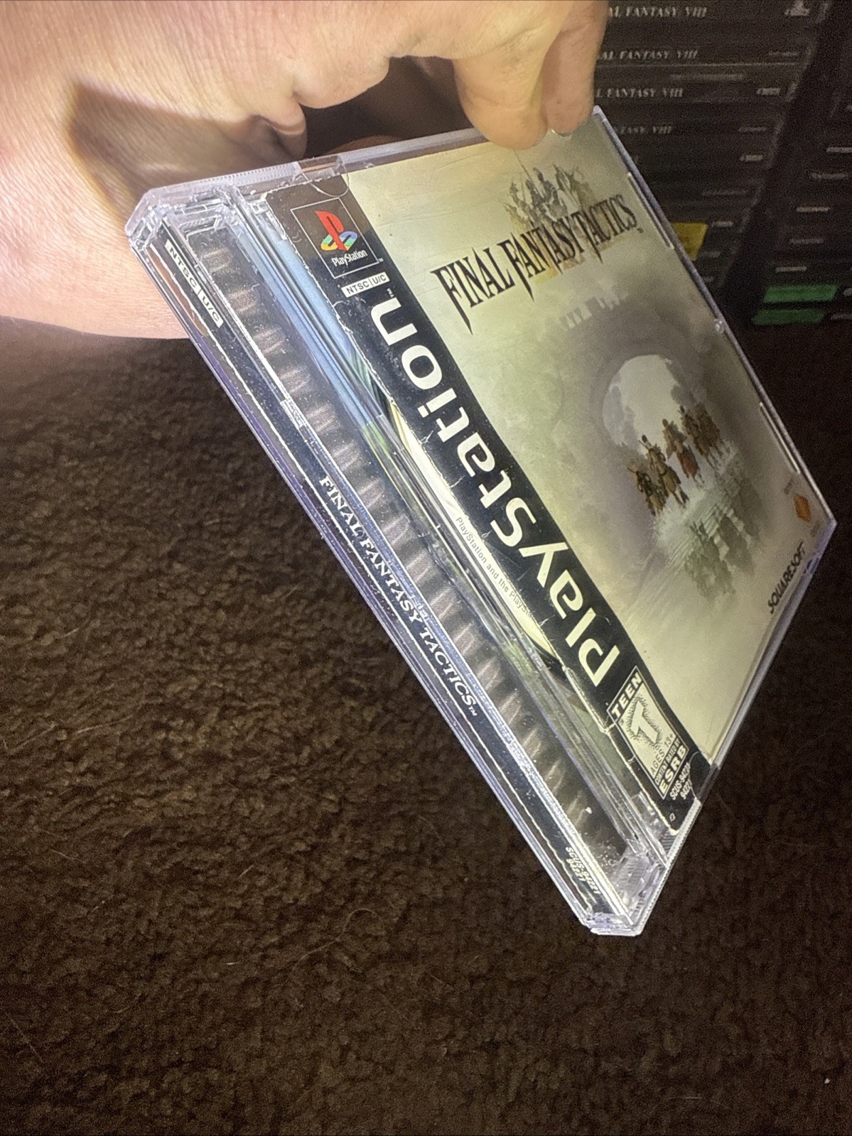 Final Fantasy Tactics PS1 PlayStation 1 Complete Manual Near MINT condition Disc