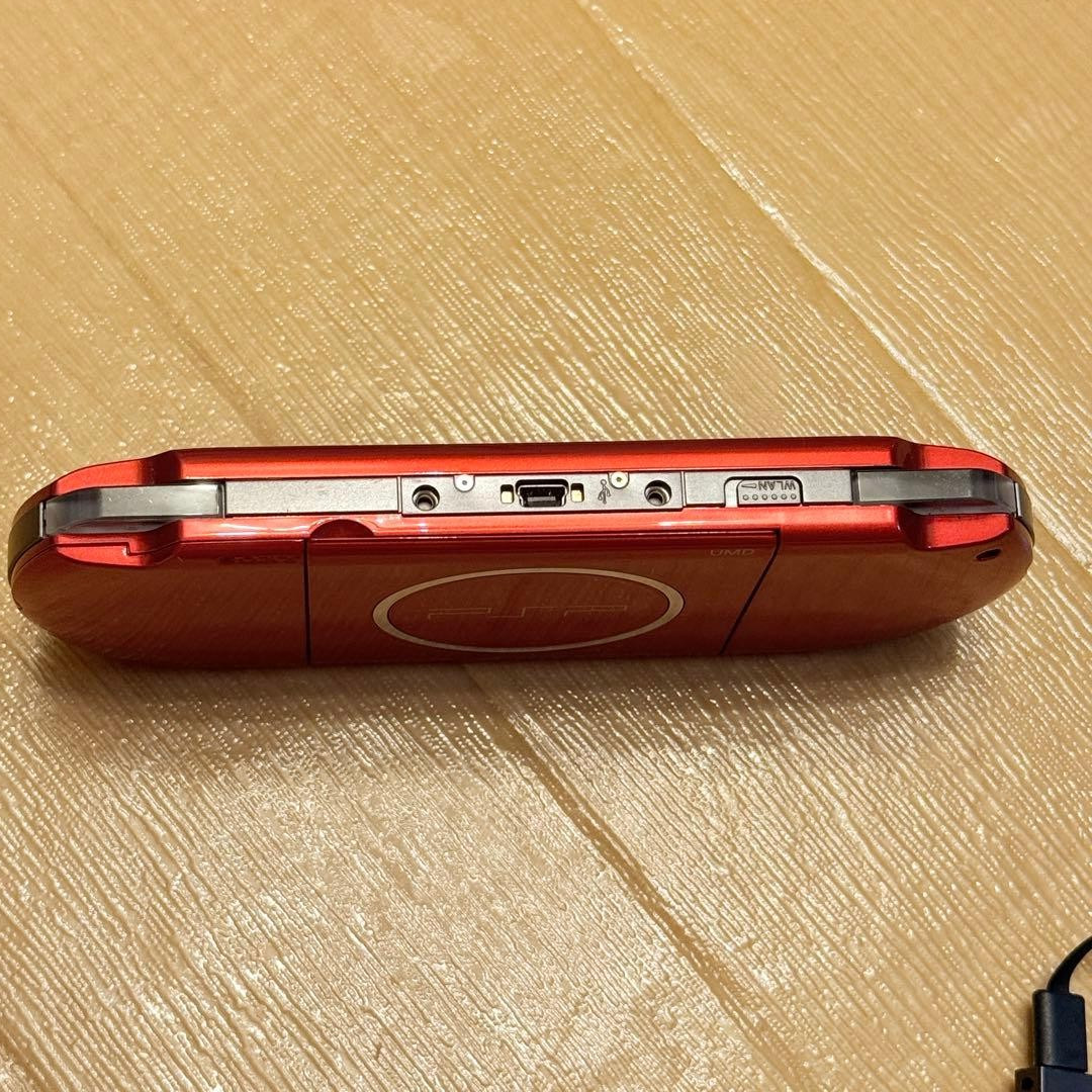 Sony PSP-3000 PSP 3000 console Radiant Red Working English language no battery