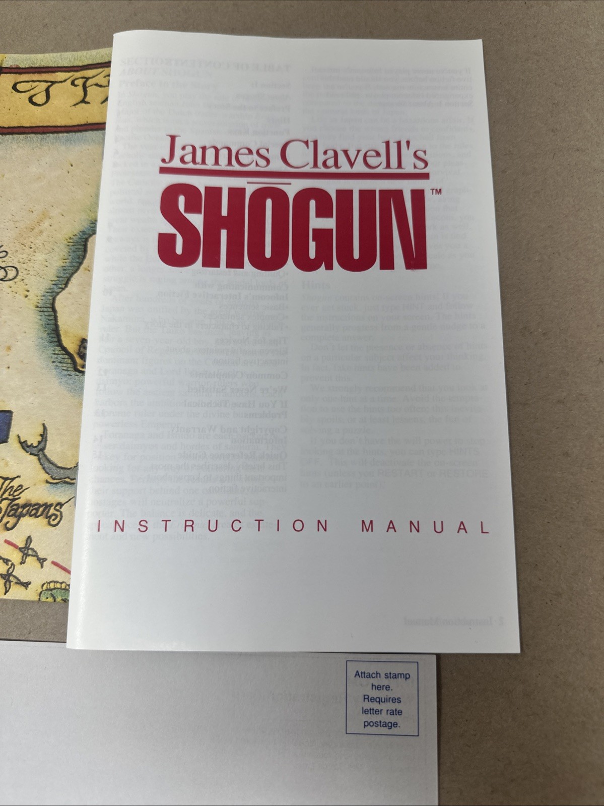 James Clavell’s Shogun Infocom Vintage Amiga PC Adventure Game