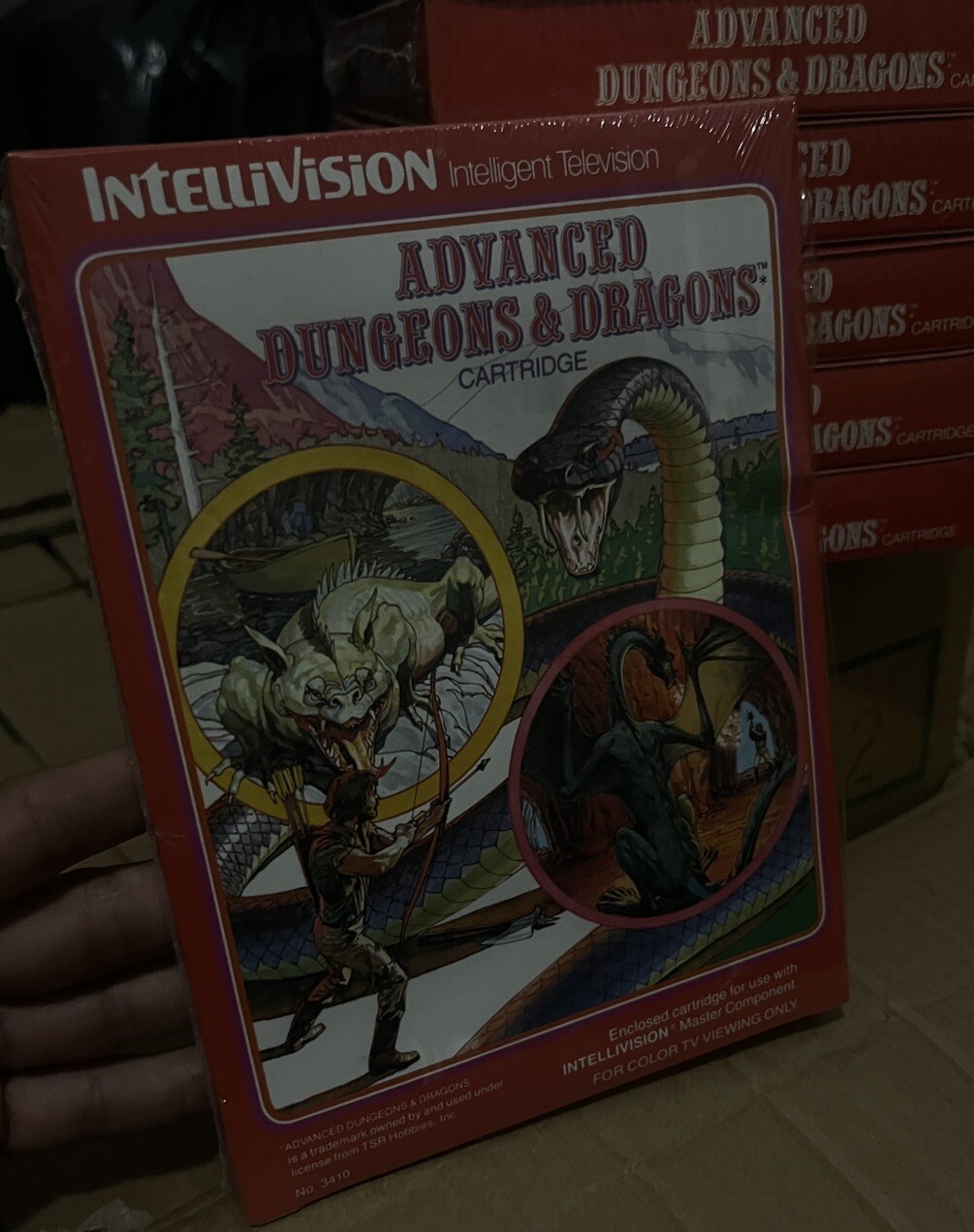 Advanced Dungeon and Dragons Intellivision Box 6 Sealed Games