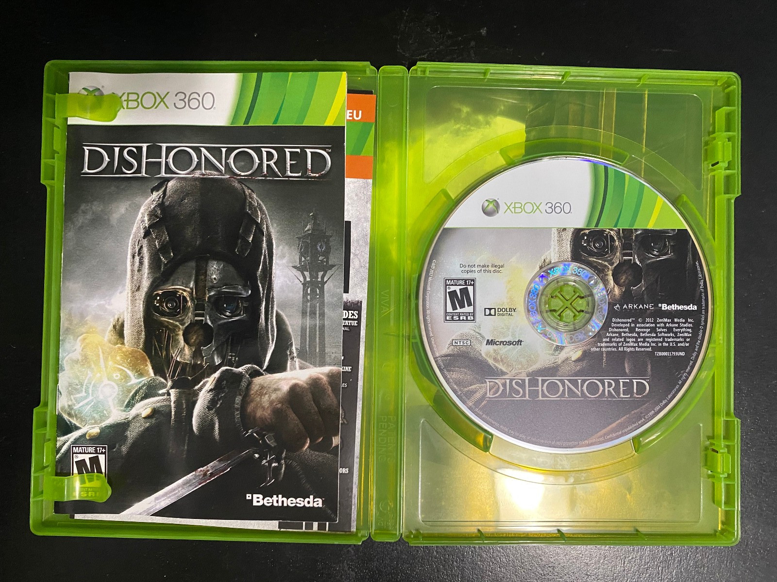 Dishonored – XBox 360 – Bethesda – Good Condition