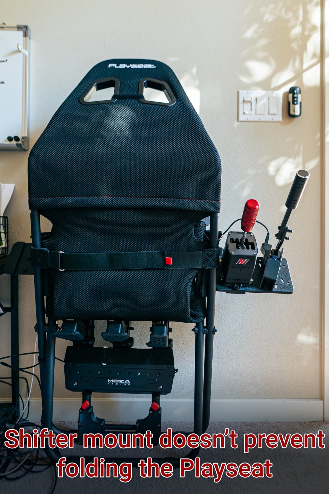 Custom Shift Mount for Playseat Challenge or Challenge X Logitech