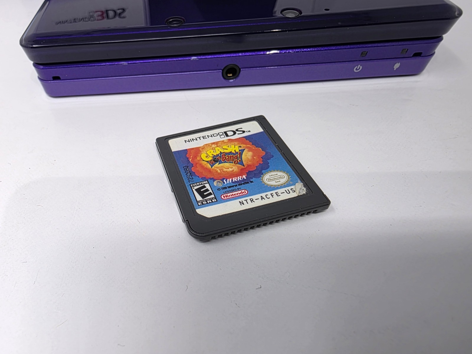 Nintendo 3DS Handheld Console Midnight Purple (Complete in Box Cib) * NTSC-USA