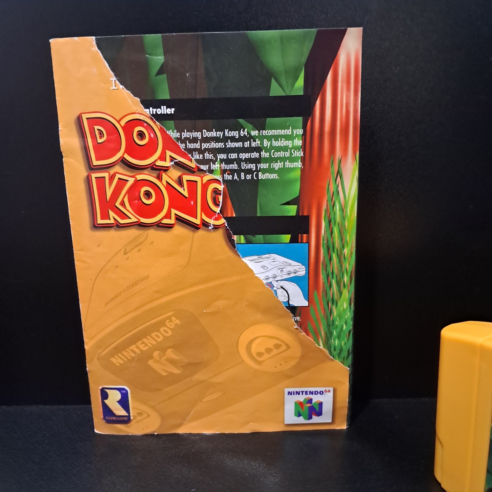 Donkey Kong 64 Nintendo 64 Authentic W/ Manual N64 Video Game Clean Tested Works