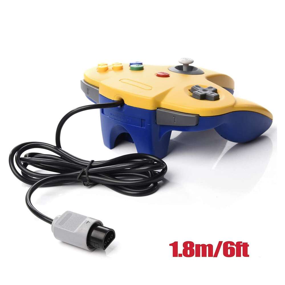 2Pack N64 Controller Joystick Gamepad Long Wired for Classic Nintendo 64 Console