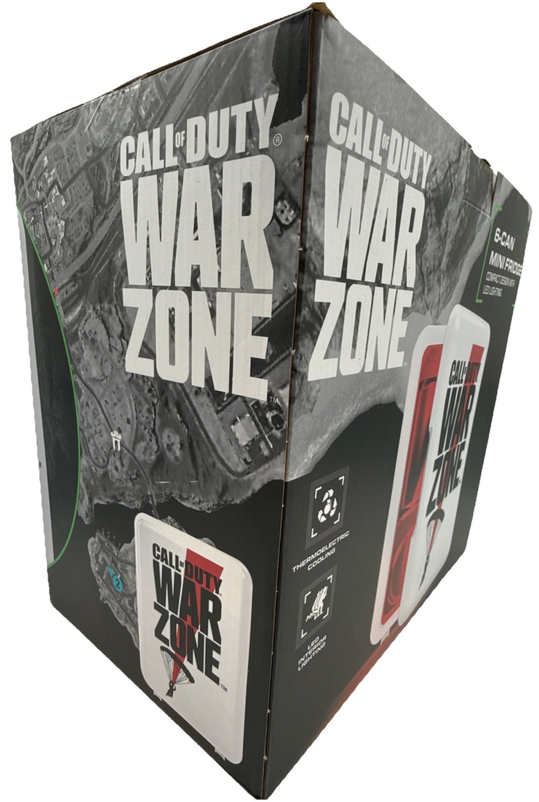 Call Of Duty Warzone Mini Fridge Activision White w/Graphic 6 Can-New Open Box