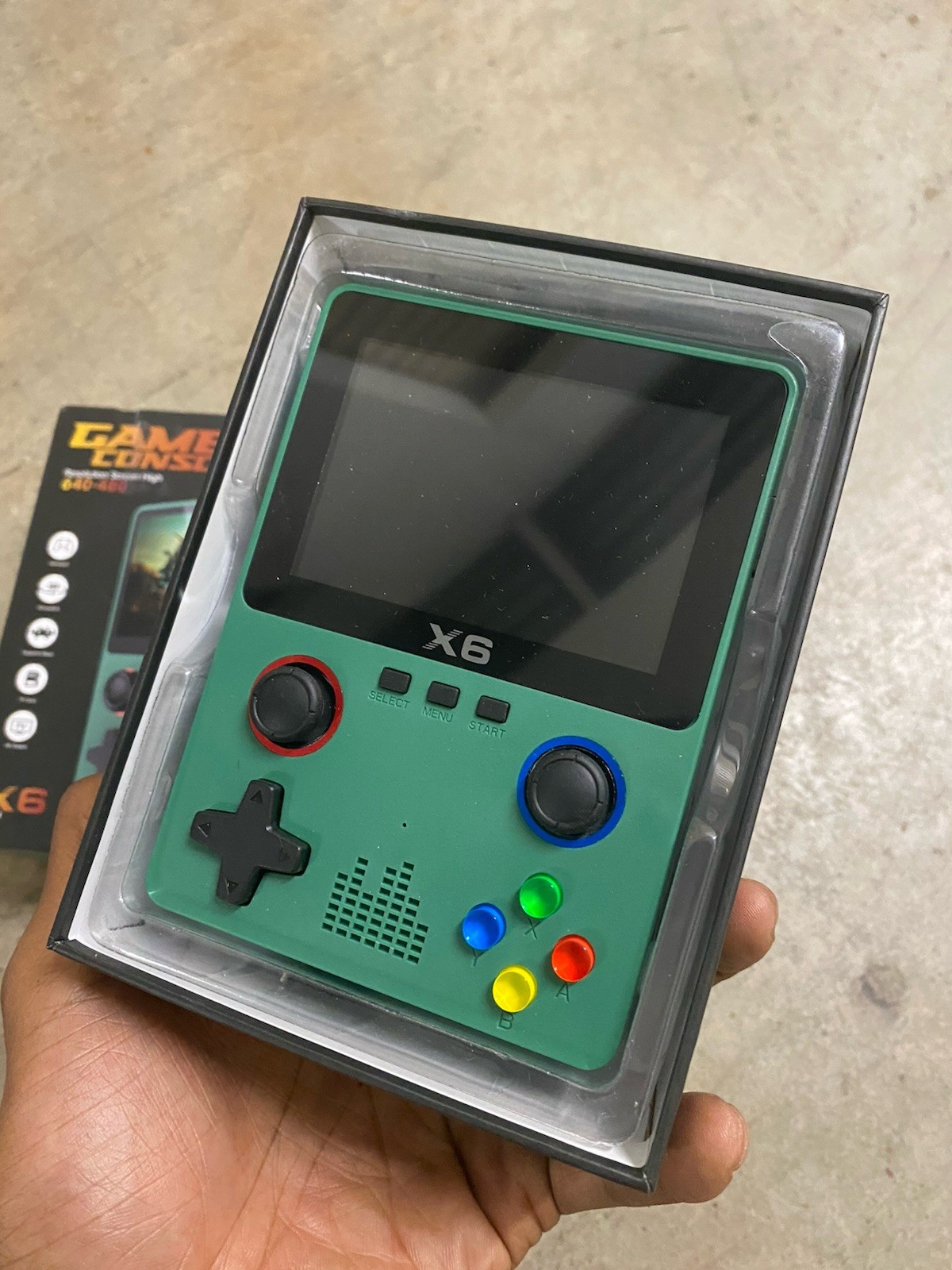 X6 Handheld Retro Game Console Portable Gaming System 8GB w/ Box & Charger