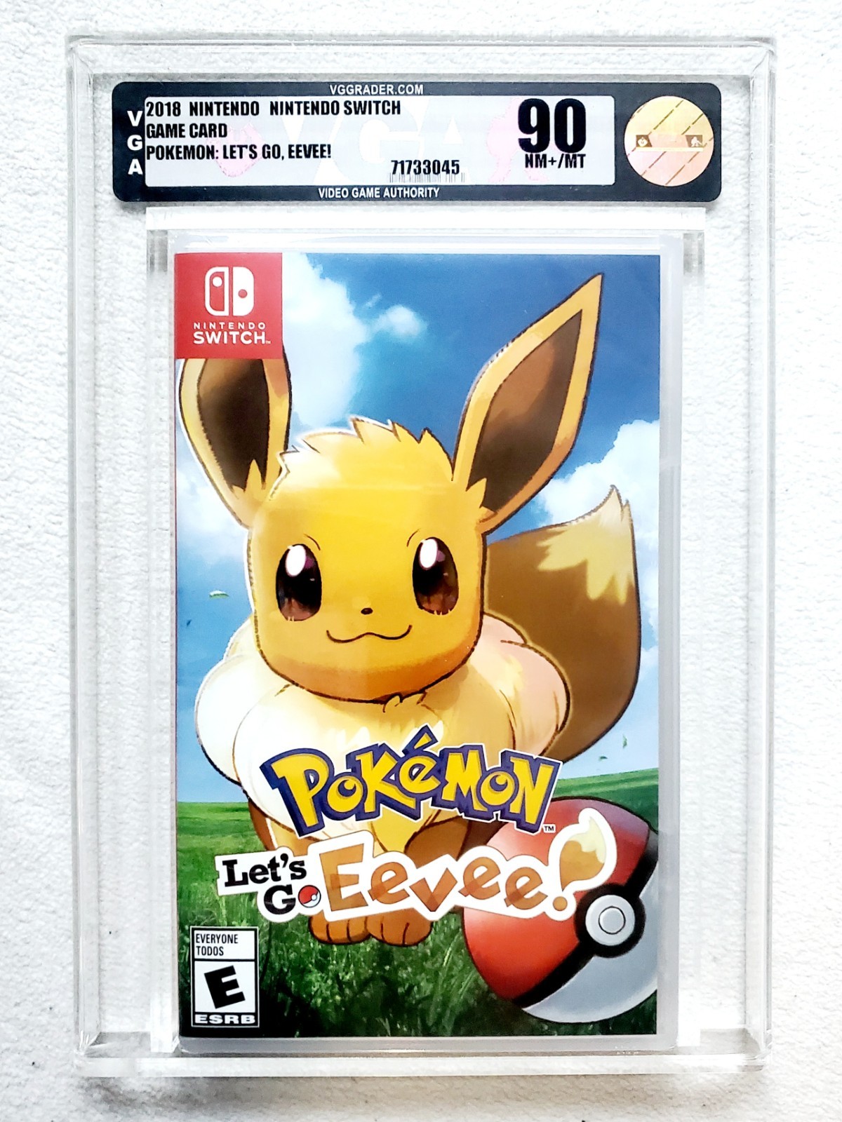 POKEMON LET’S GO EEVEE Nintendo Switch 1st Print VGA 90 💎GEM MINT 💎 Grade WATA