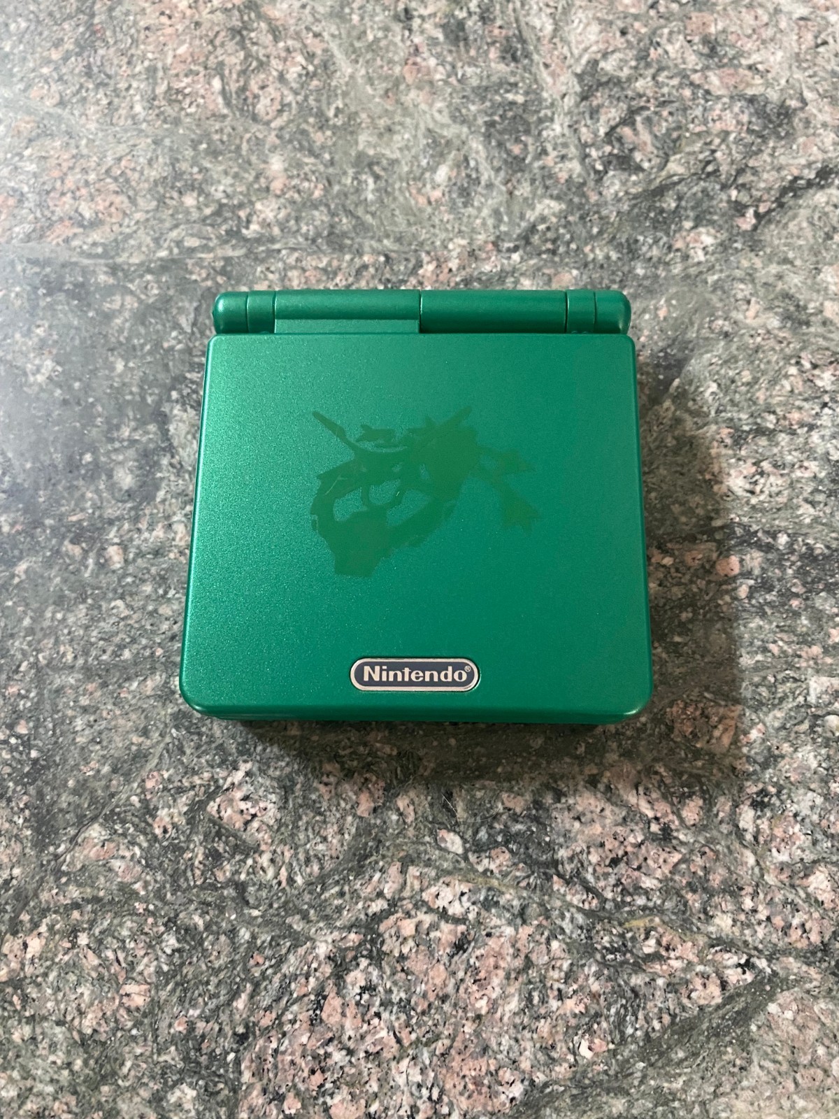 Nintendo Game Boy Advance GBA SP System IPS LCD Backlit Pokemon GREEN RAYQUAZA