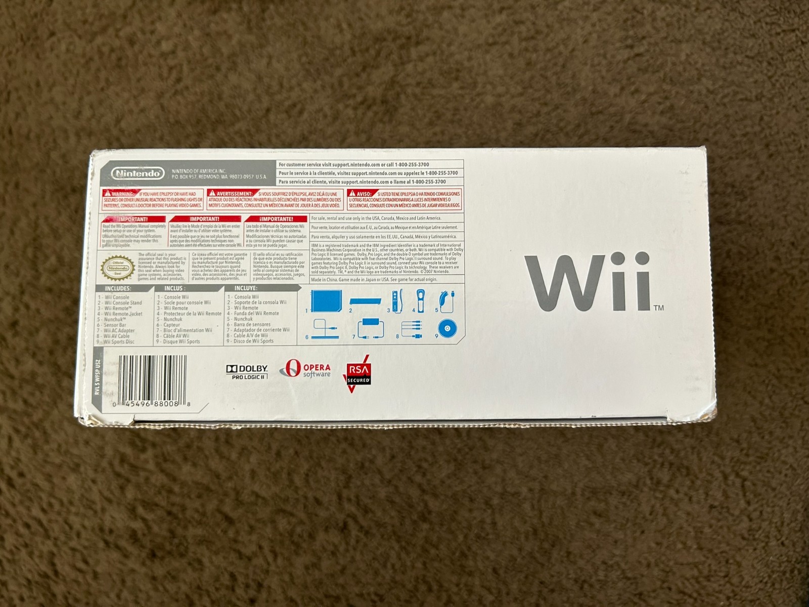 NEW Nintendo Wii Sports Console (White) Wii System Bundle
