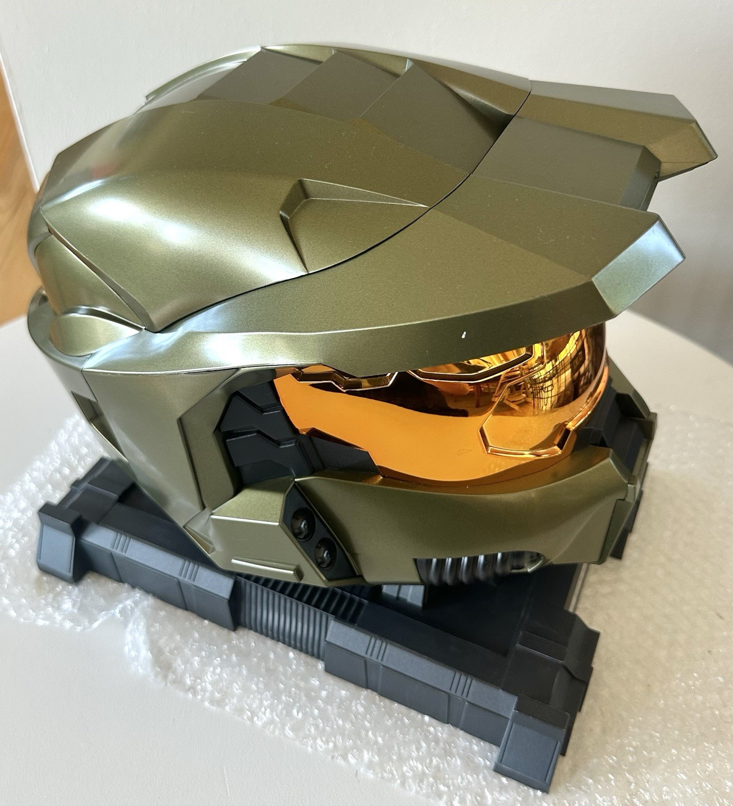🔥 Legendary Halo 3 Limited Collector’s Edition Master Chief Helmet & Stand RARE