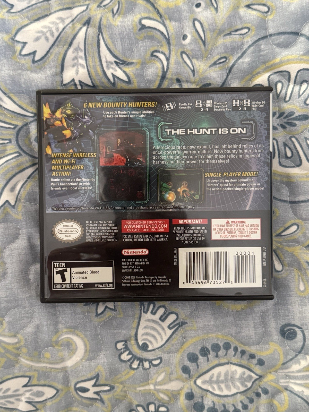 Metroid Prime: Hunters (Nintendo DS, 2006)