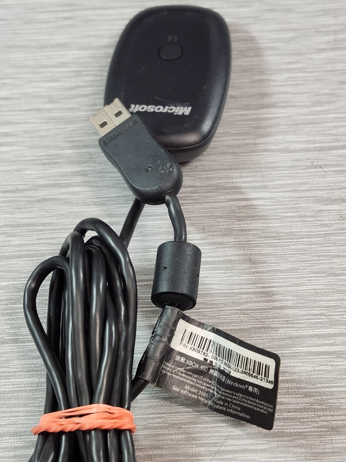 Microsoft Xbox 360 Wireless Gaming Receiver MODEL 1086 For Windows PC – TESTED