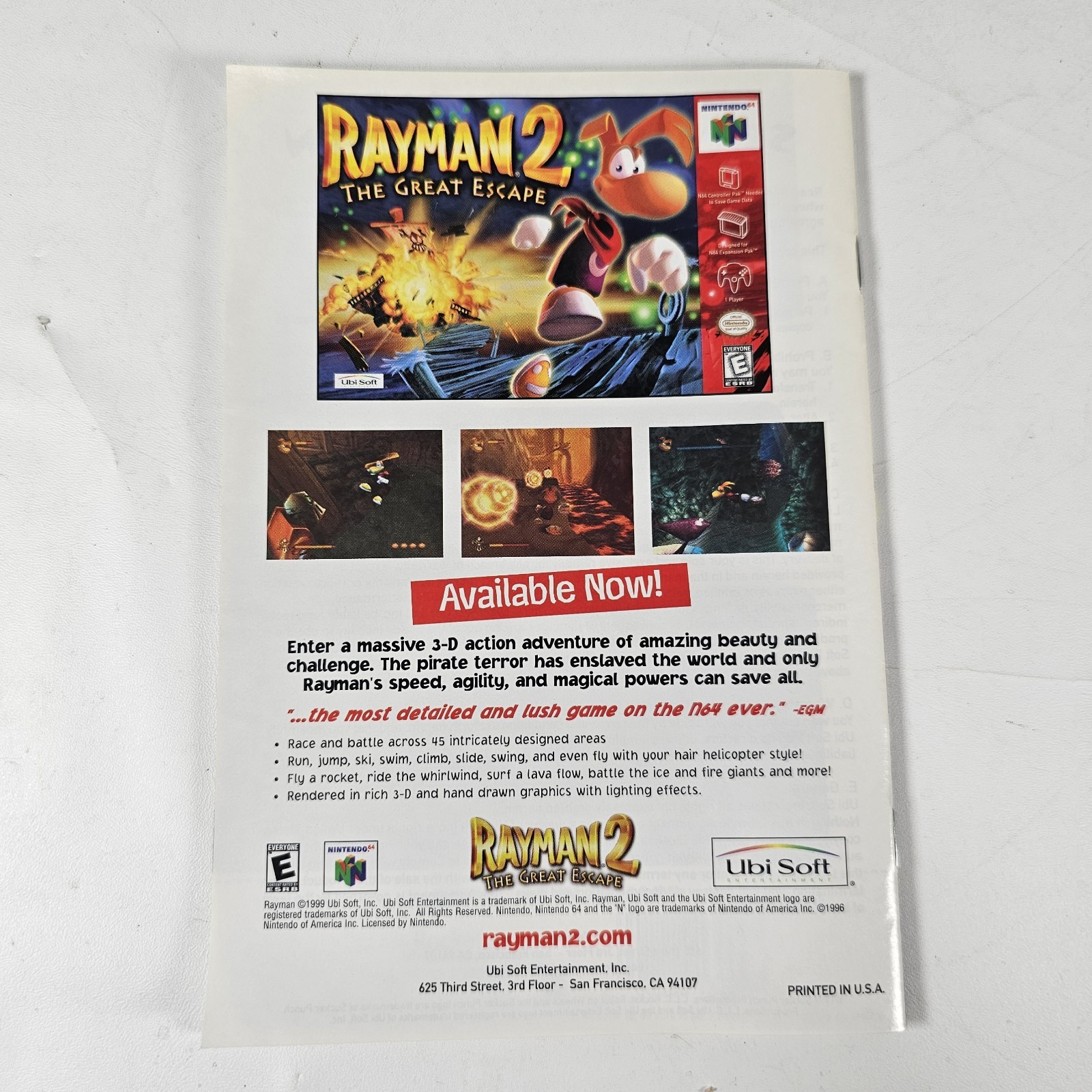 Rocket: Robot on Wheels (Nintendo 64, 1999) Game CIB Complete MINT CELLOPHANE