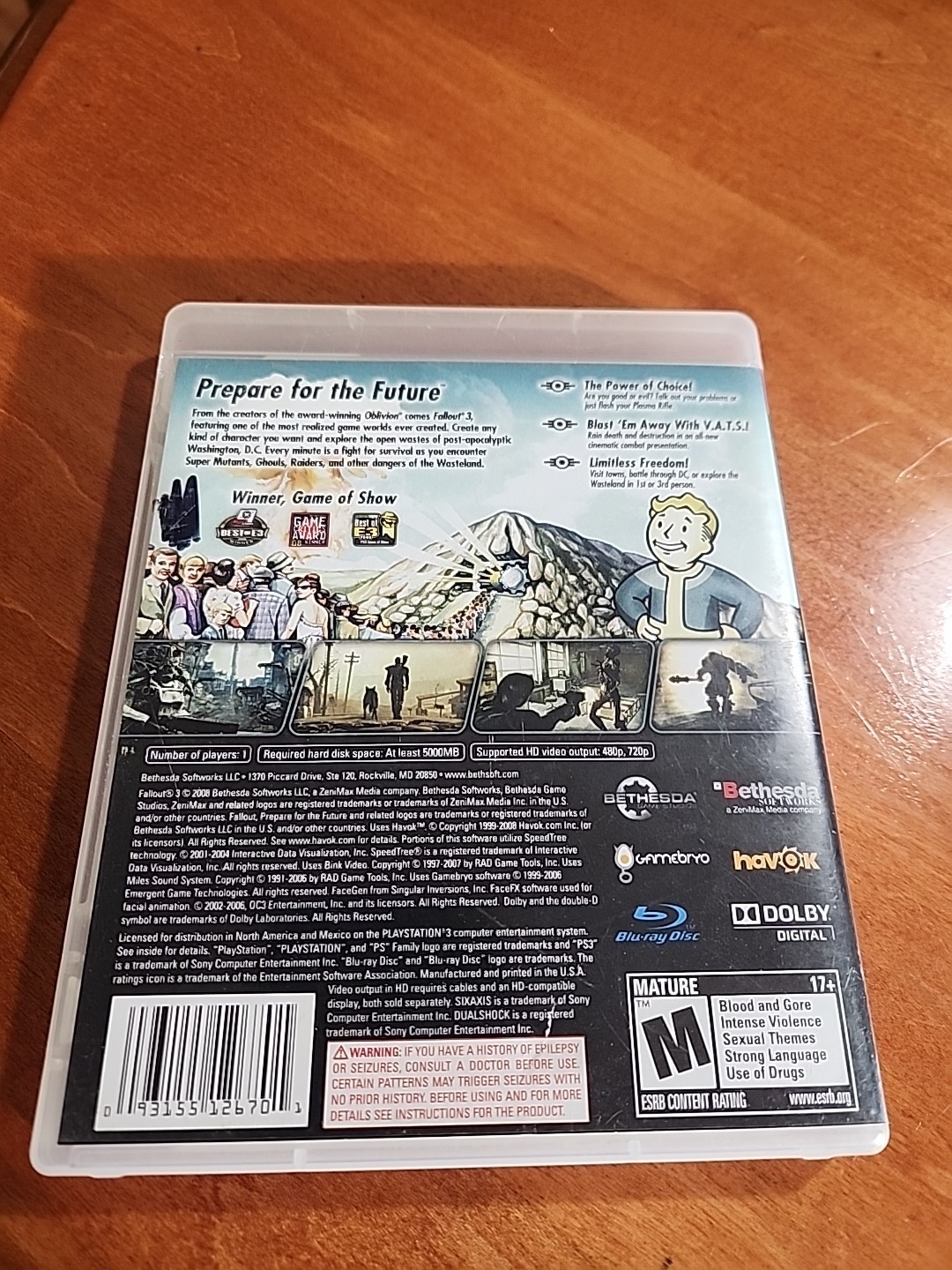 Fallout 3 PS3 Sony PlayStation 3 Tested