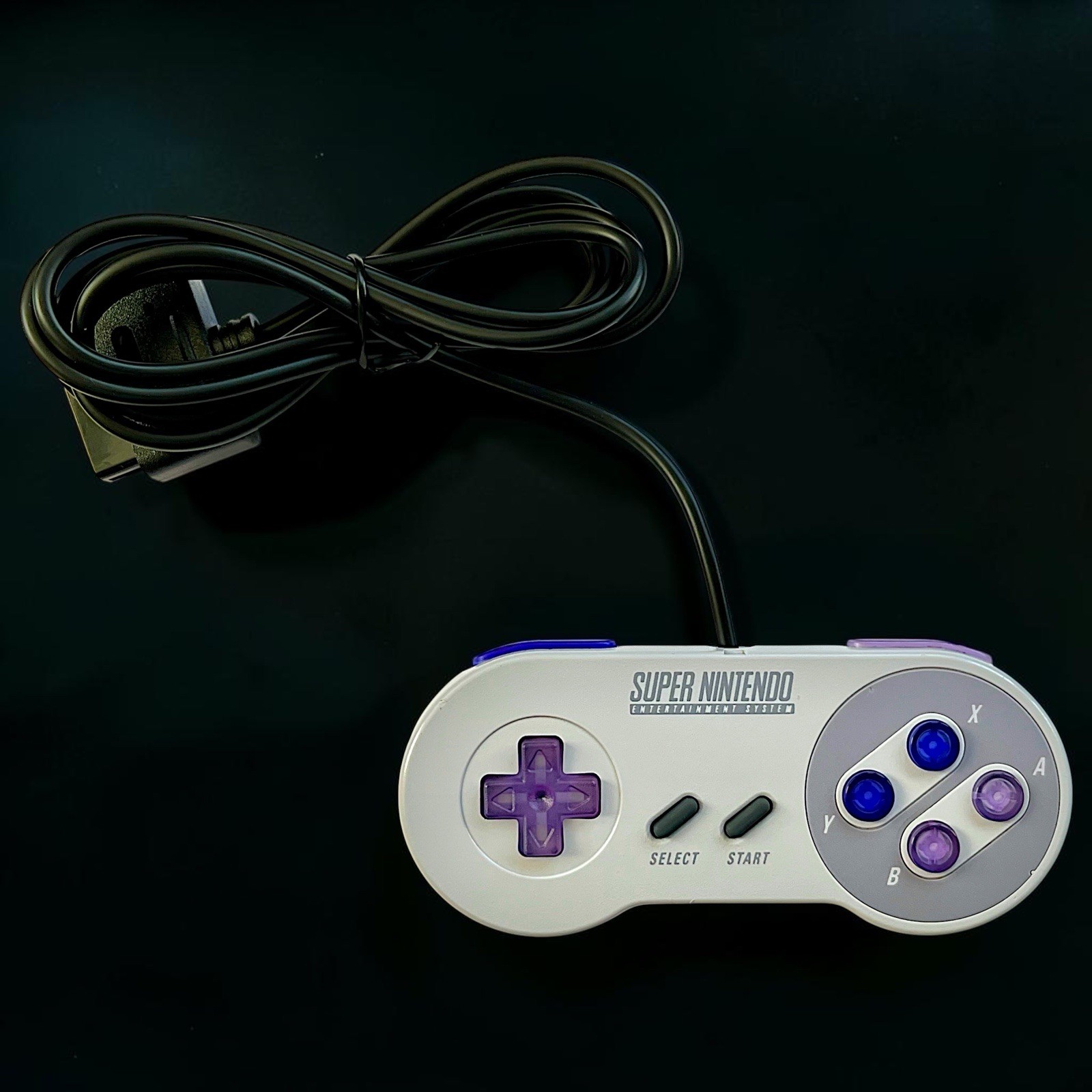 Super Nintendo Controller Clear Buttons NEW 6ft Cable Tested SNES SFC Custom OEM