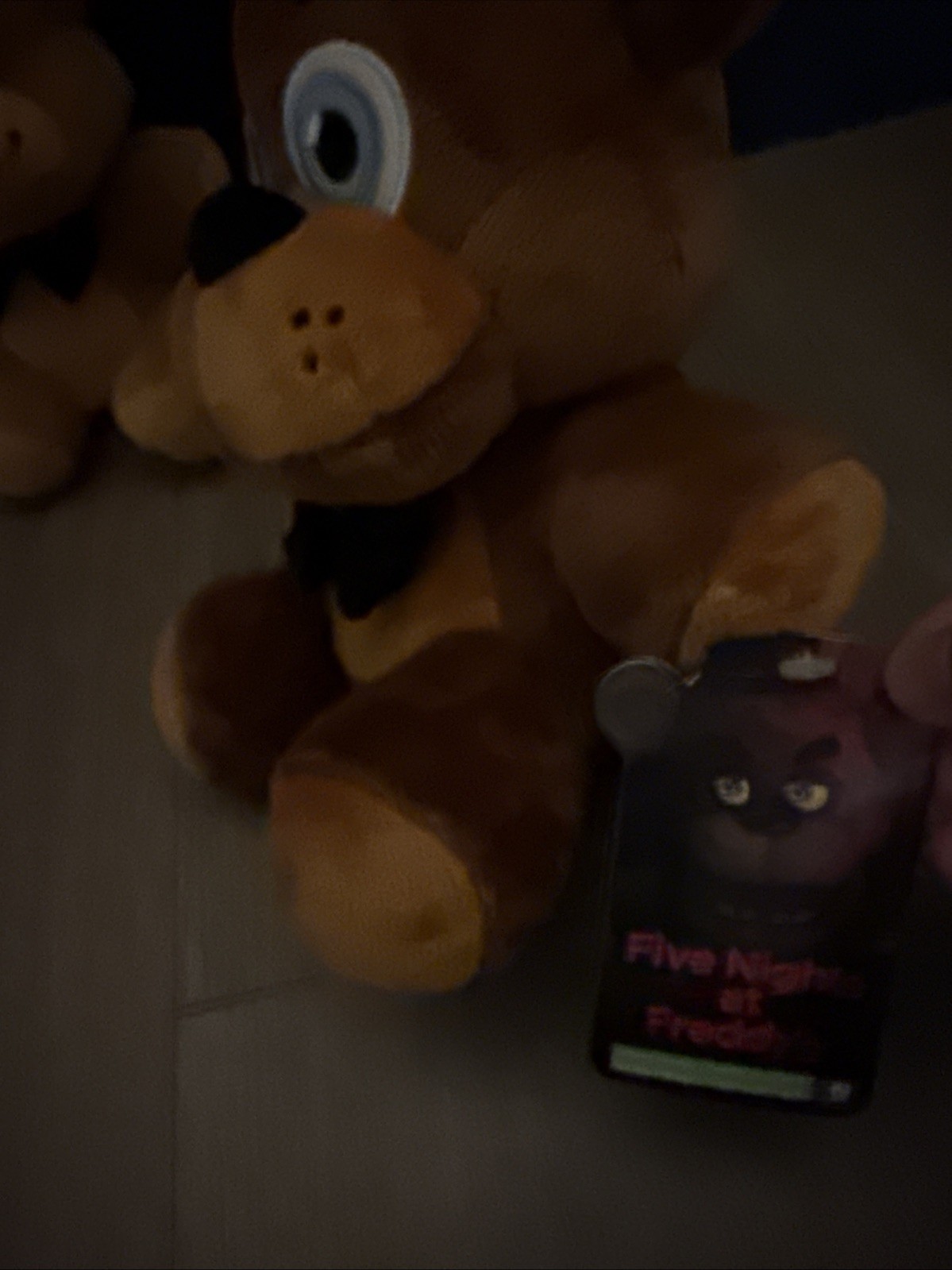 FREDDY FAZBEAR FUNKO FIVE NIGHTS AT FREDDIES & FREDDY FAZBEAR JAZWARES PLUSHIES