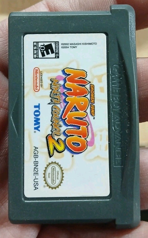 NARUTO Ninja Council 2 Game Boy Advance Video Game-Tested & Works!