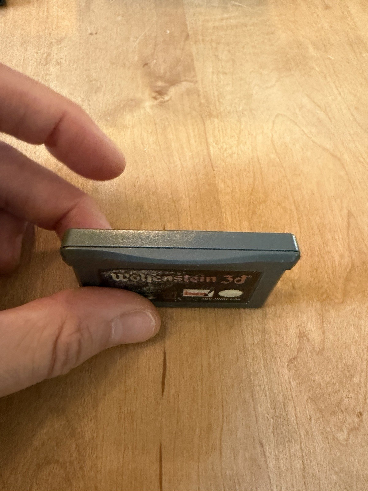 Wolfenstein 3D Nintendo Game Boy Advance Cartridge – Tested And Working! GBA