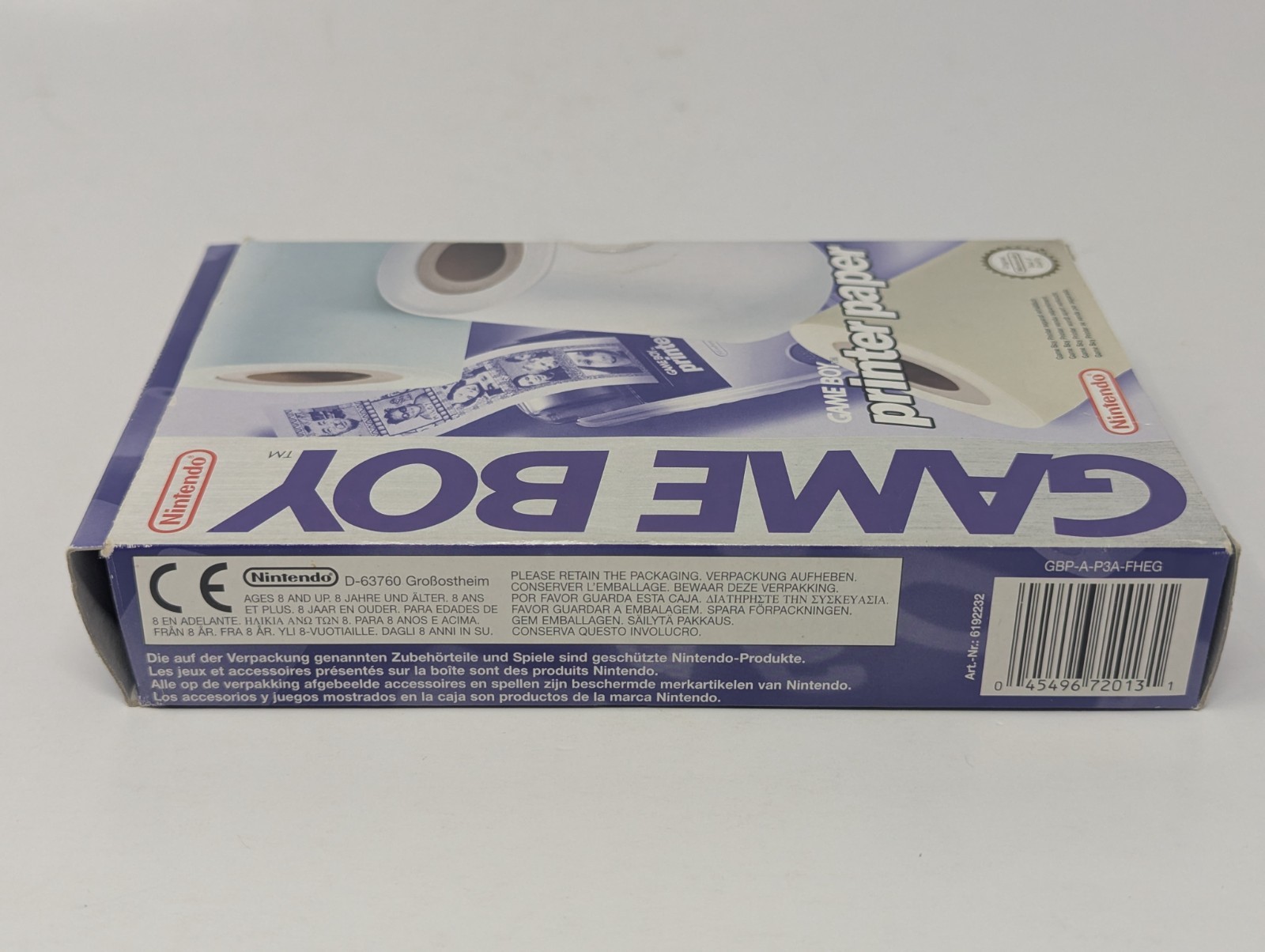 Nintendo Game Boy Printer Paper 3 Rolls – CIB Complete Sealed Rolls