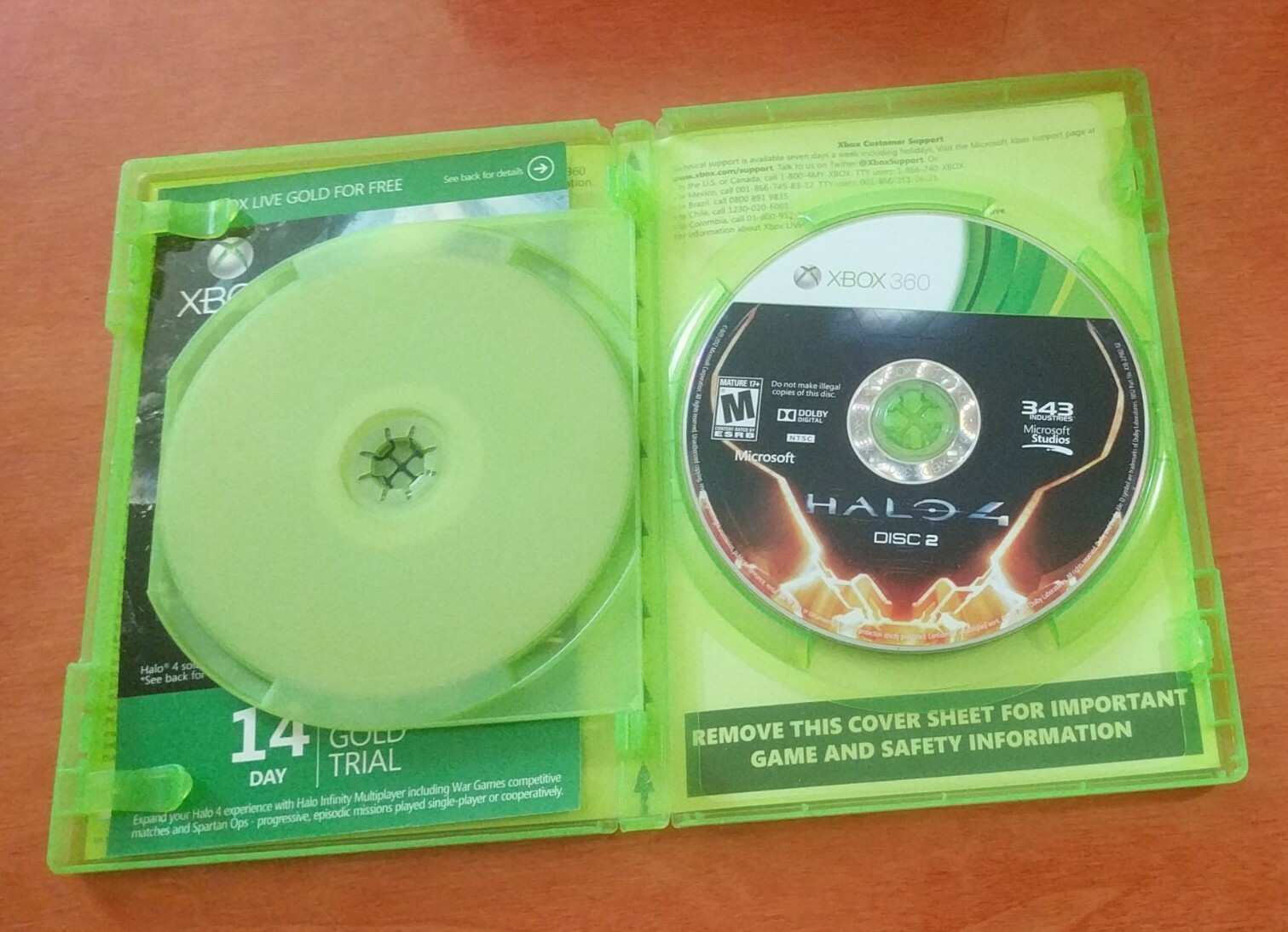 Halo 4 Microsoft Xbox 360 Studios 343 Industries Havok Dolby Digital Mature