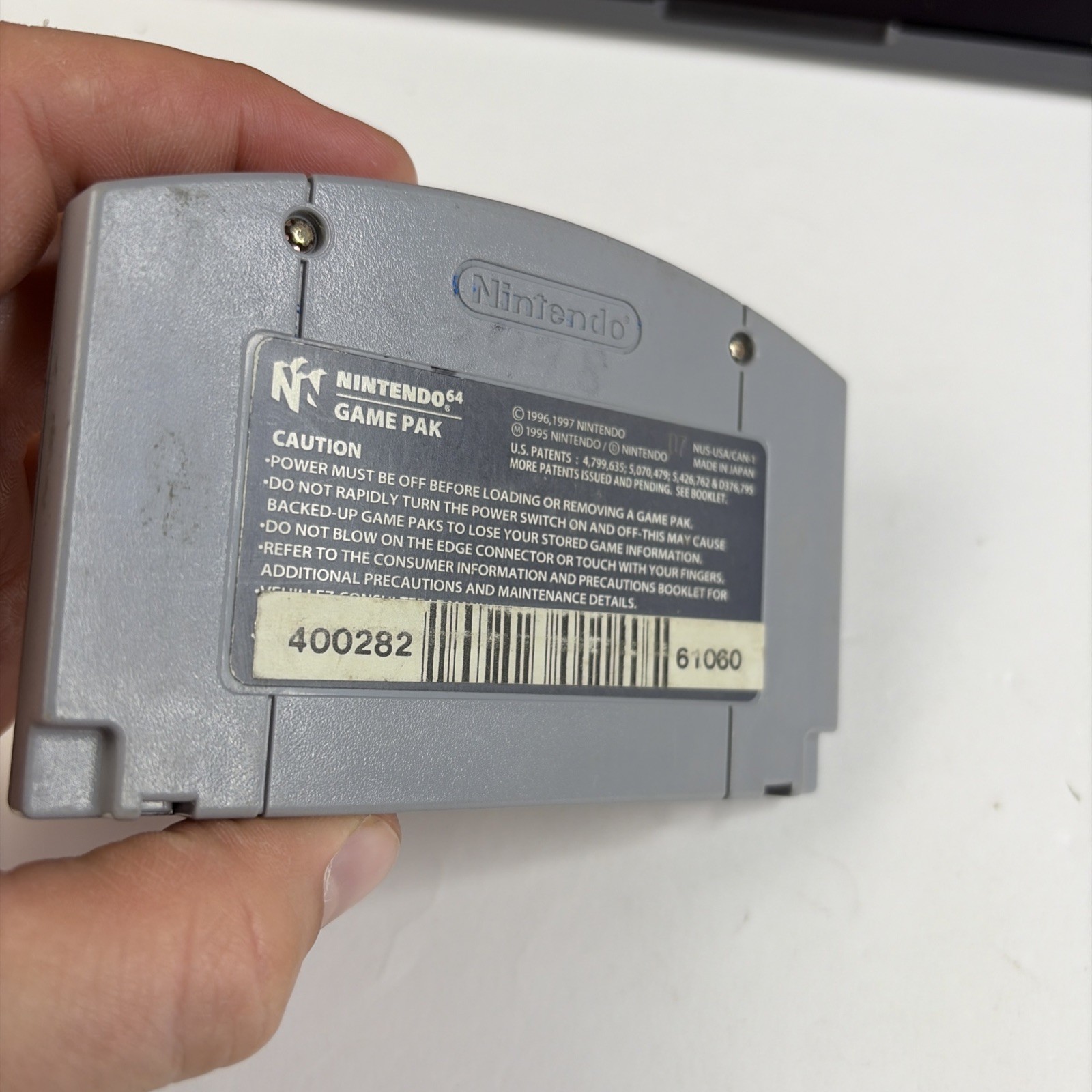Clay Fighter 63 1/3 (Nintendo 64, 1997) N64 Tested Works And Authentic