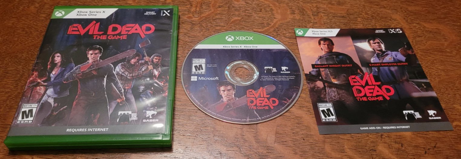 EVIL DEAD THE GAME Microsoft Xbox Series X One COMPLETE Survival Horror 2022 CIB