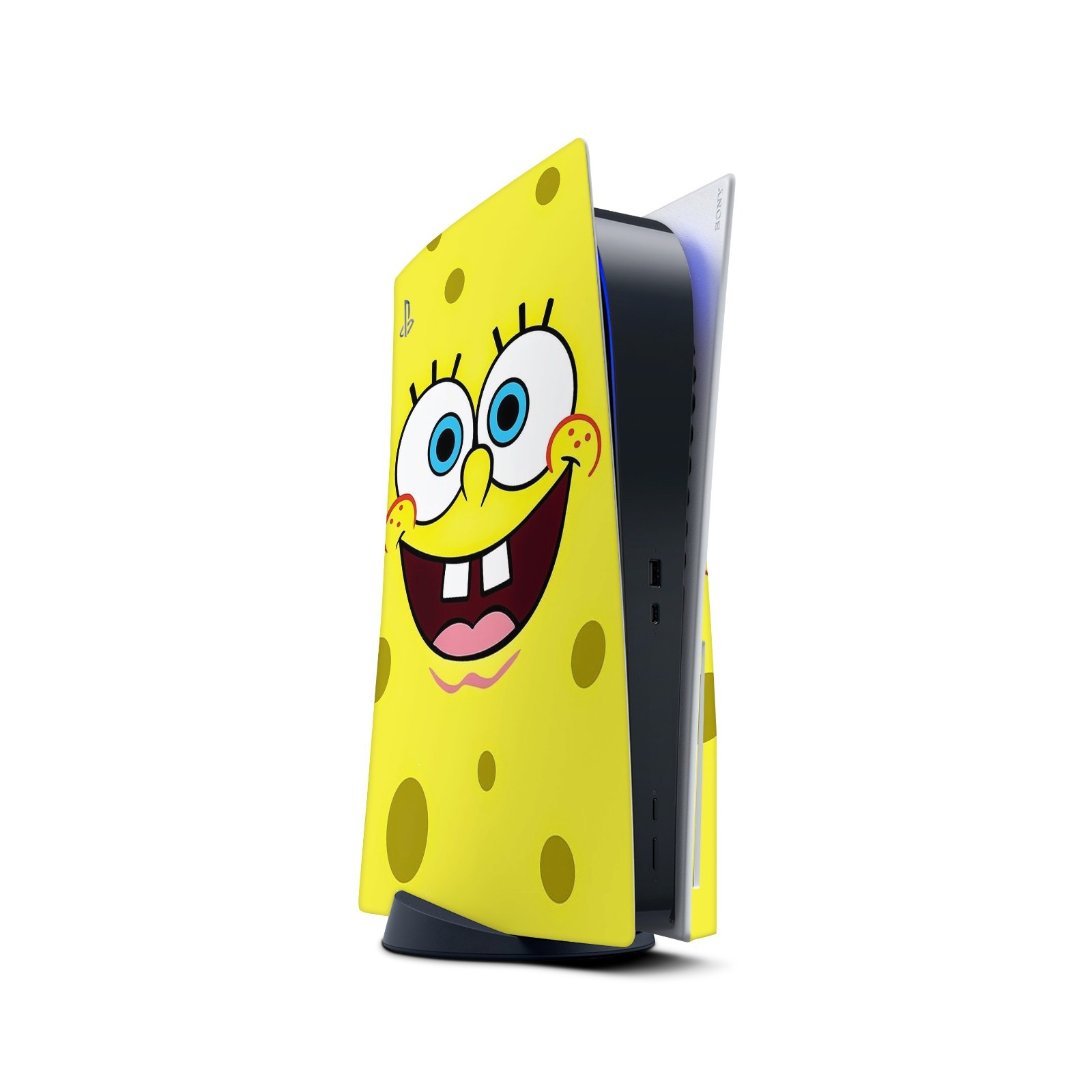 PS5 Disc Version Console & Controller Vinyl Skin Decal Wrap – Spongebob