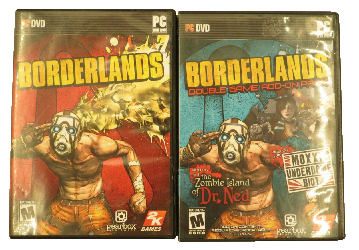 Borderlands & Double Game Add On Pack Dr. Ned Zombie Island Max Moxie Underdome