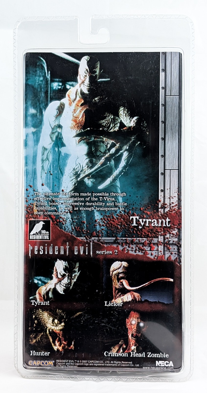NECA Resident Evil 10th Anniversary Tyrant Series 2 Figure Sealed 2007