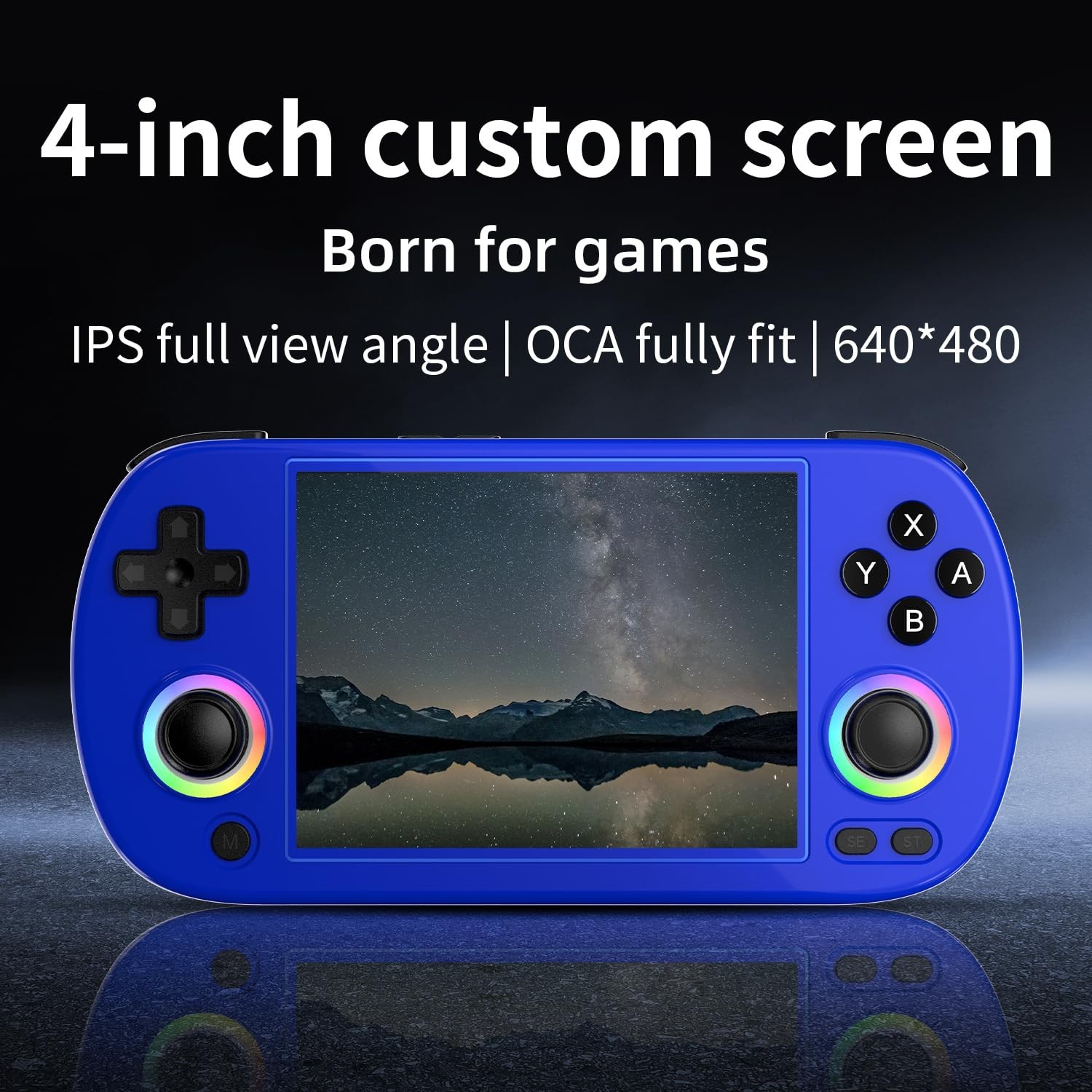 Retro Handheld Game Console 5000+ Games 4.0” IPS Screen WiFi Bluetooth HD Outpu