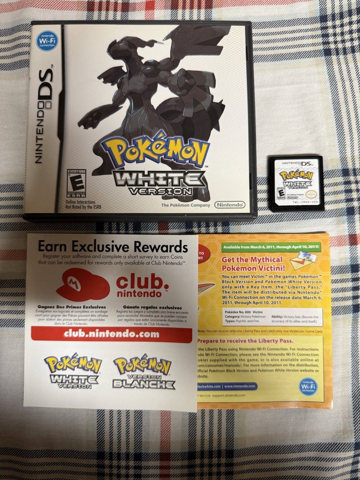 Pokemon Black and White, AUTHENTIC & TESTED. Has Case, Cart & manual In Picture
