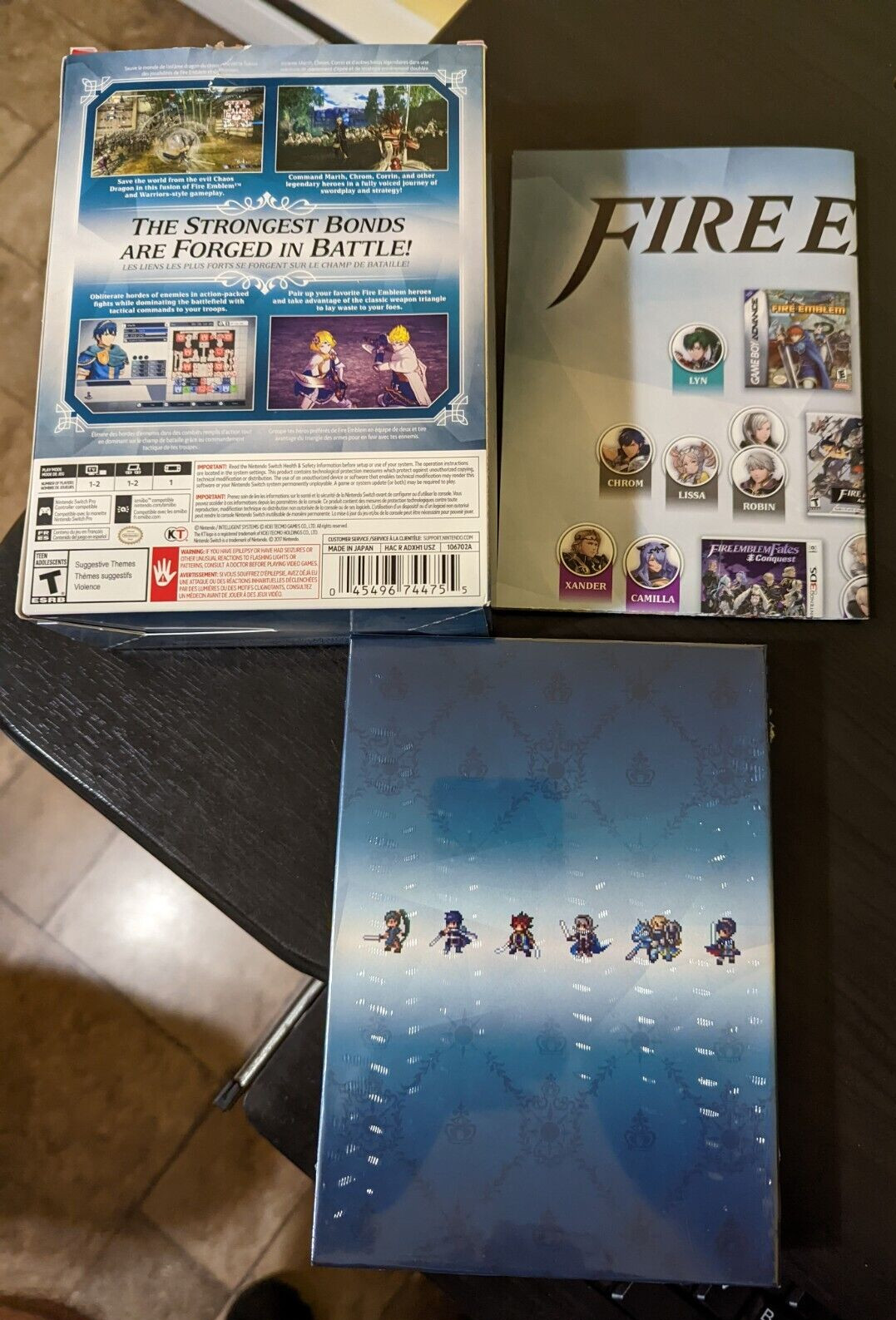 Fire Emblem Warriors Special Edition – BOX, CHARACTER CARD SET, AND POSTER ONLY