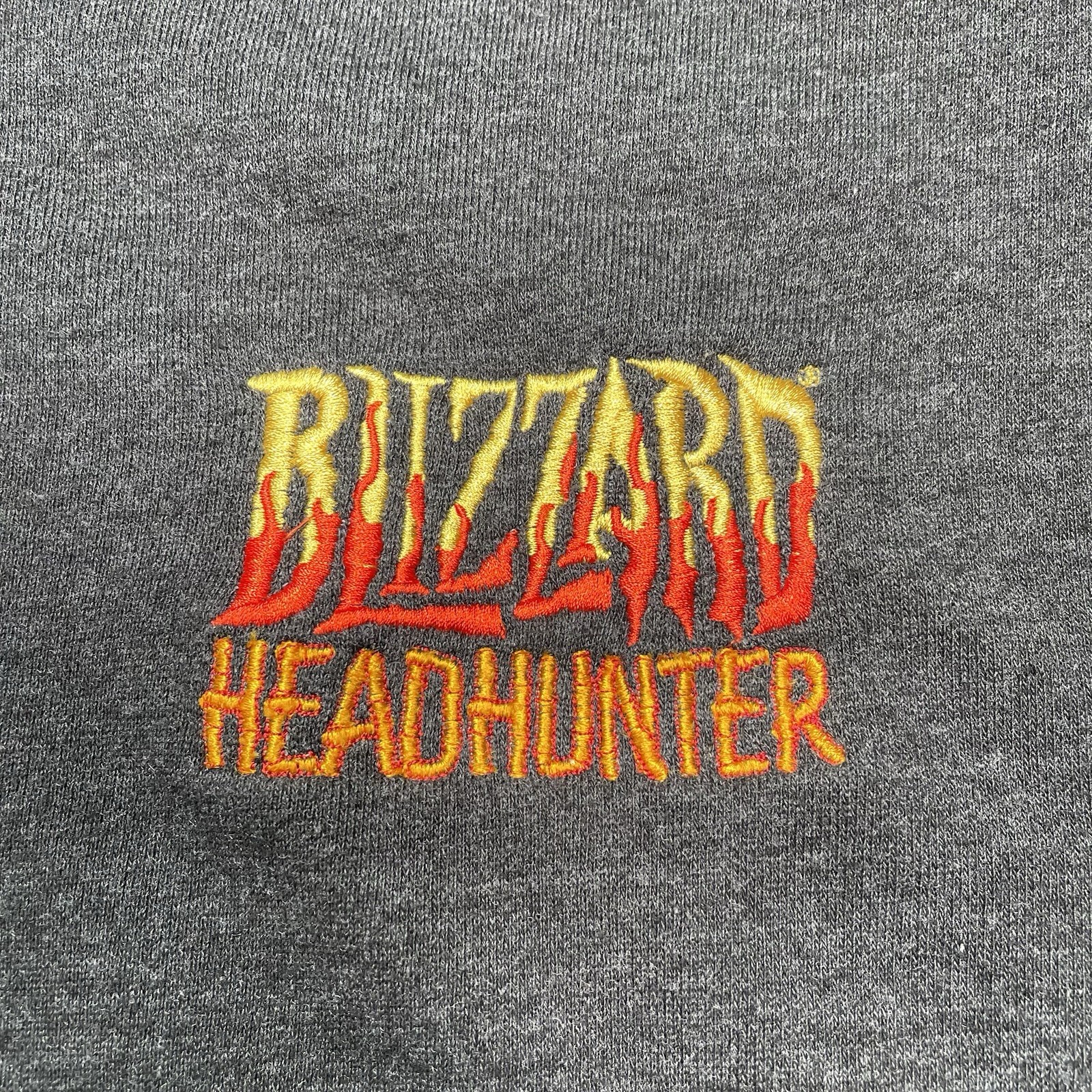 Blizzard Entertainment HEADHUNTER Employee Jacket Hoodie Sweater Mens Large RARE