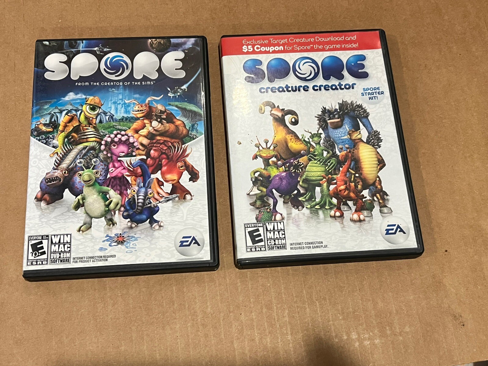 SPORE WIN/MAC 2 Game Bundle Spore w/Creature Creator & SPORE