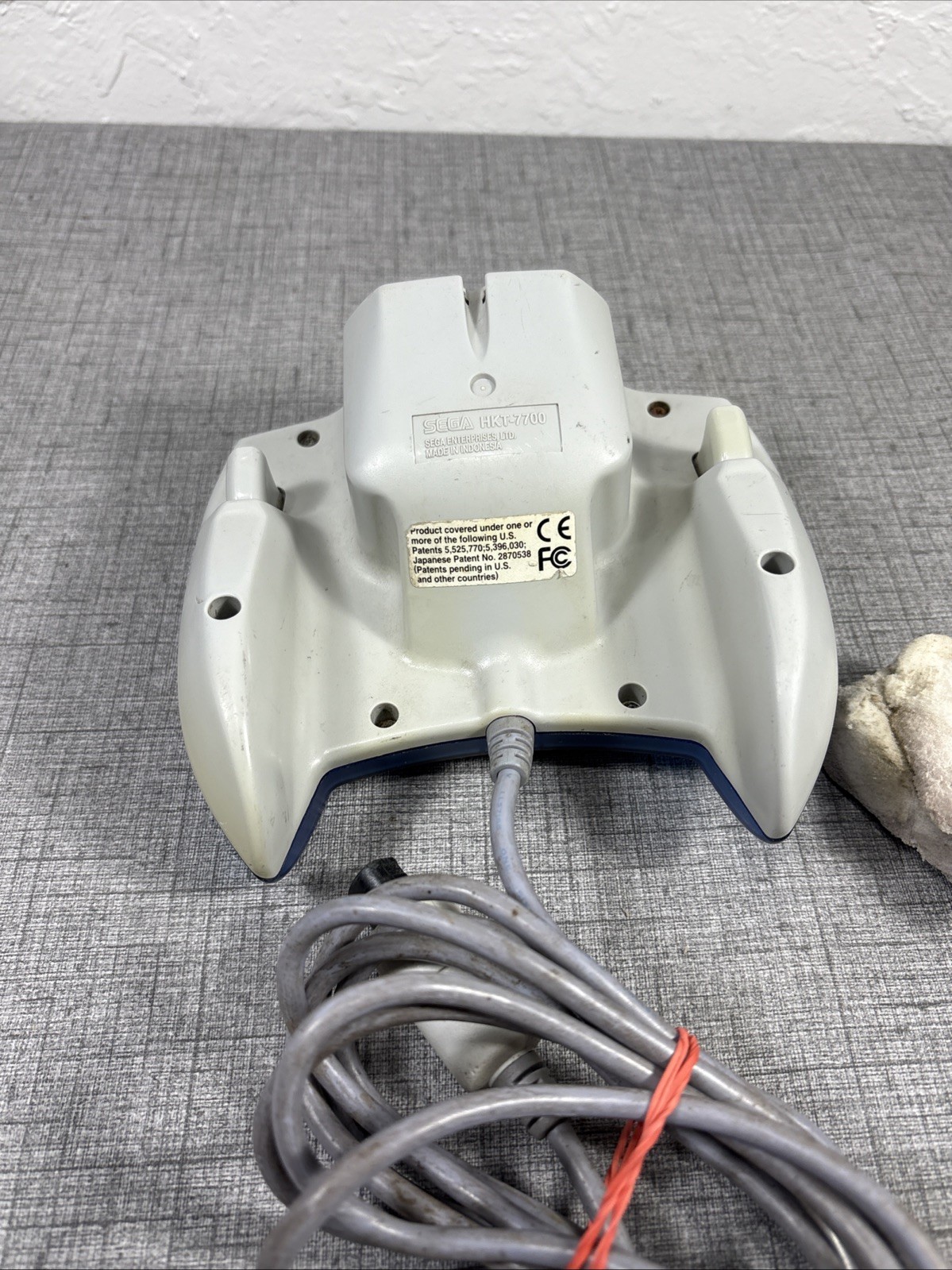 Sega Dreamcast Translucent Blue Controller HKT-7700 Tested & Works Free S&H