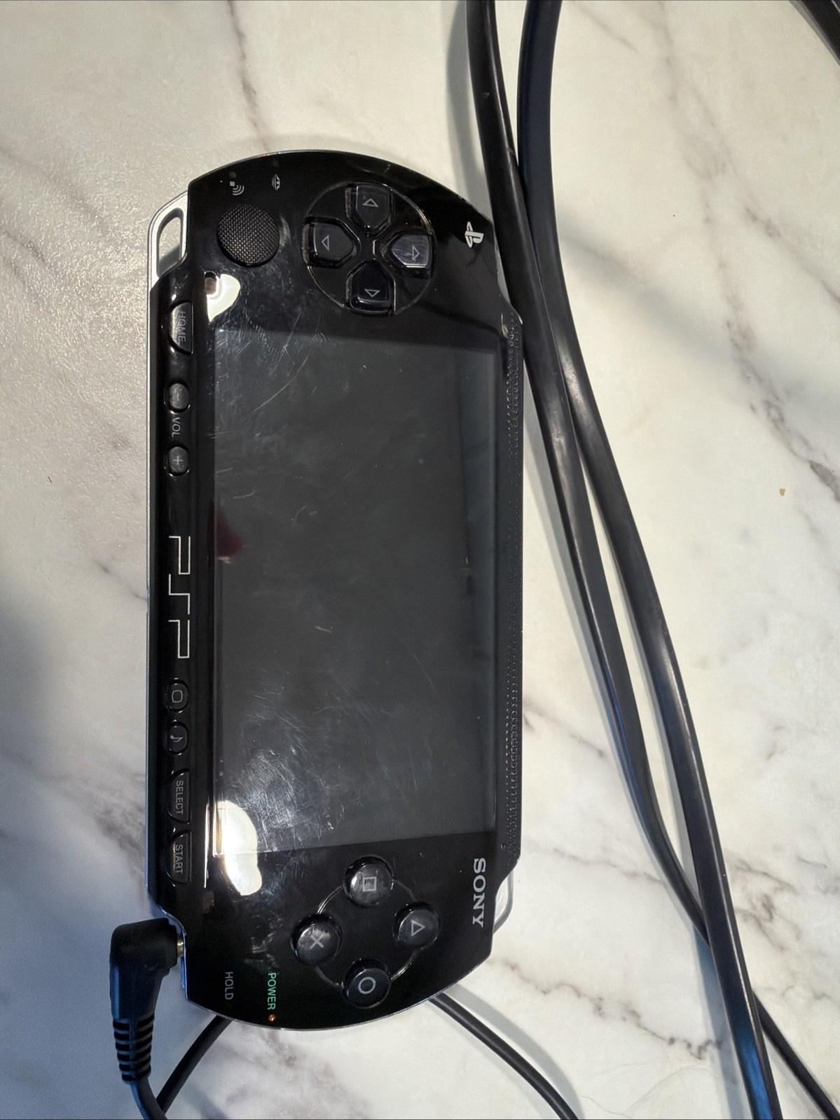 TESTED Playstation Psp-1001 Portable Black Console With Secret Agent Clank