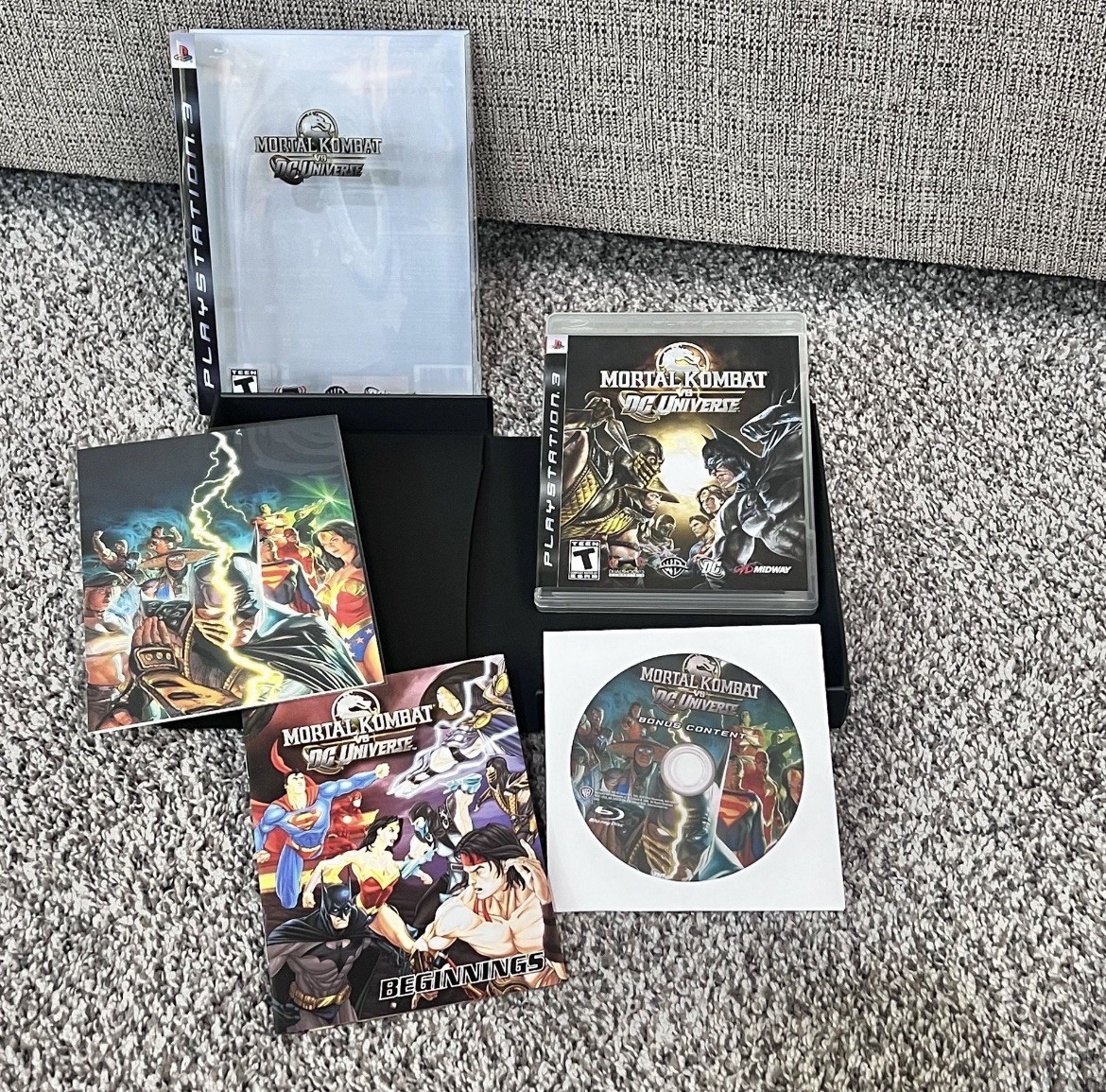 Mortal Kombat vs DC Universe Kollector’s Edition Sony PlayStation 3 CIB PS3