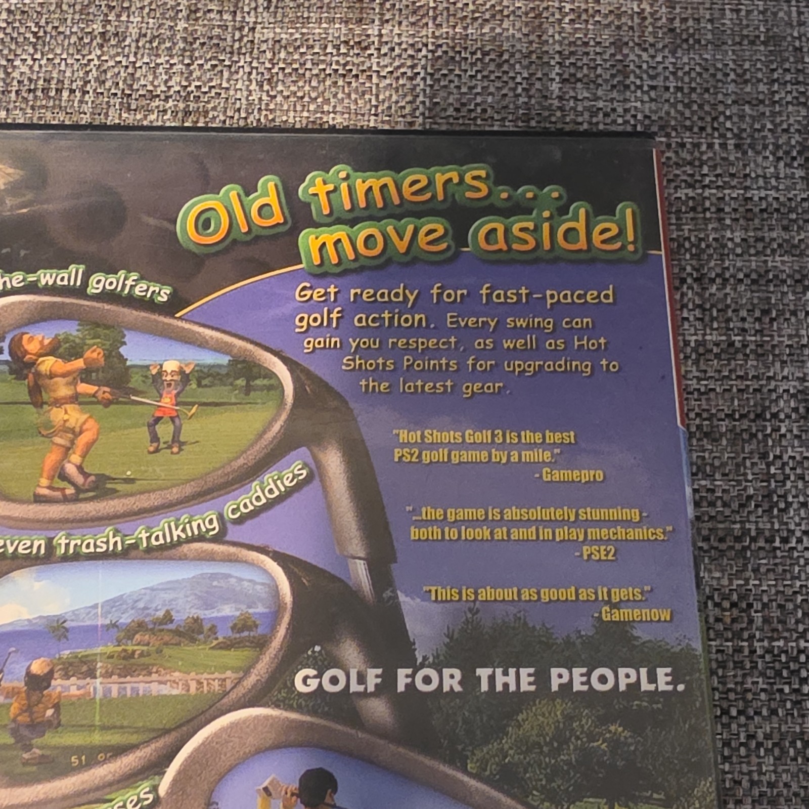 Hot Shots Golf 3 Greatest Hits – PS2 Multiplayer w/ Manual E